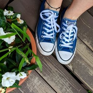 Blue Converse